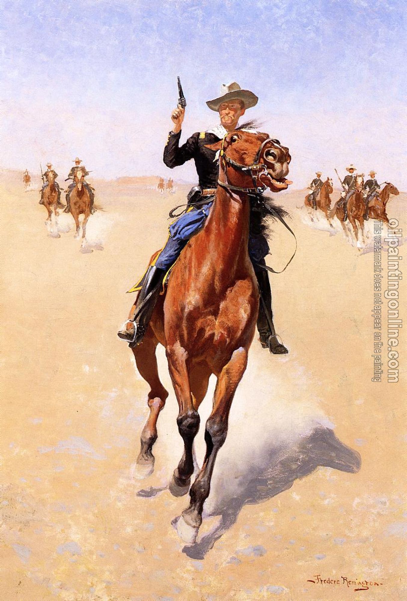Frederic Remington - The Trooper